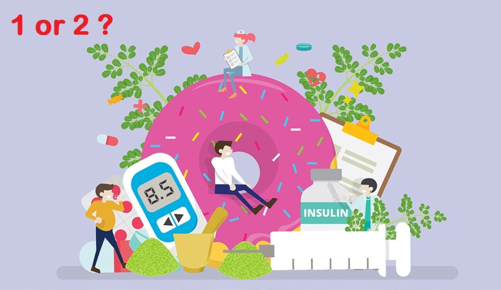 تفاوت دیابت نوع 1 و 2 چیست؟