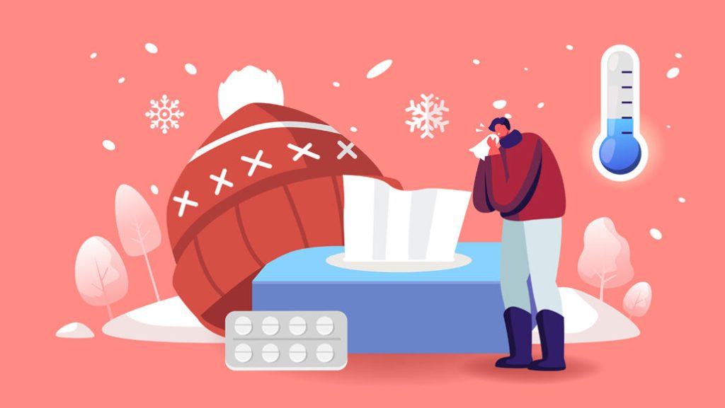 چرا در زمستان ابتلا به سرماخوردگی، آنفلوآنزا و کووید راحت تر صورت میگیرد؟
